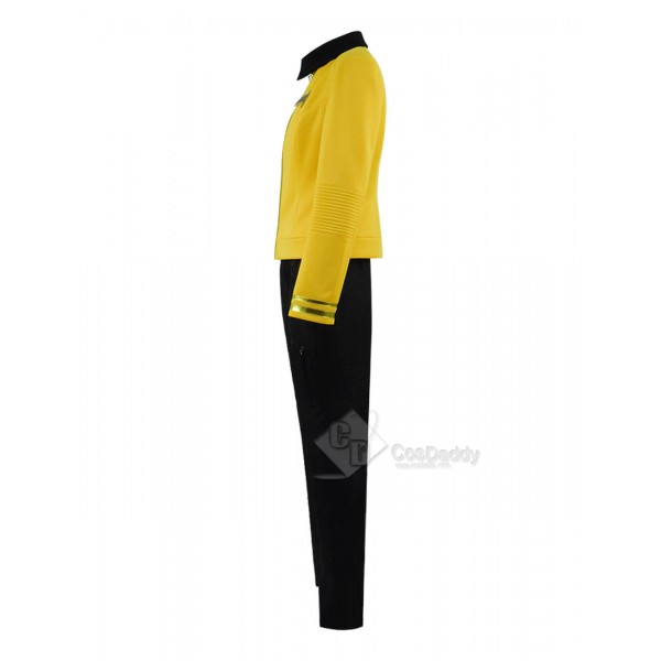 Women Star Trek Discovery Uniform Yellow Cosplay Costume For Sale