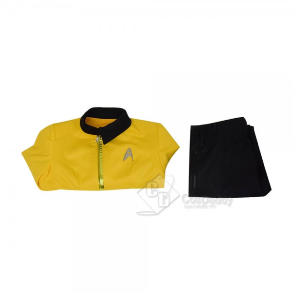 Women Star Trek Discovery Uniform Yellow Cosplay Costume For Sale