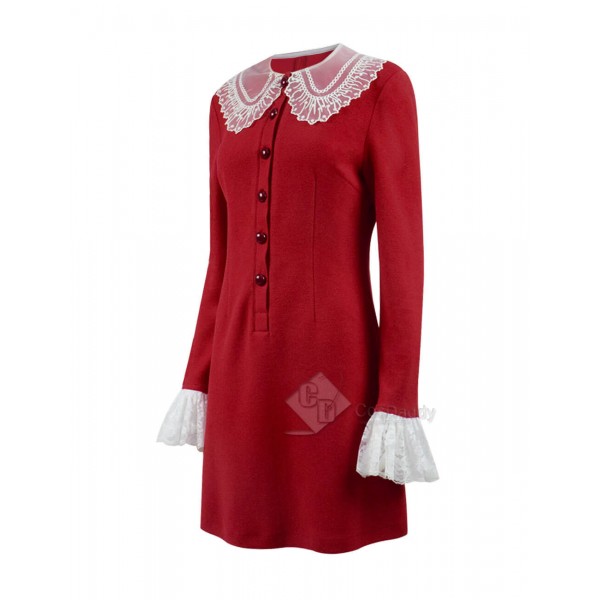 The Chilling Adventures of Sabrina Red Dress Cosplay Halloween Costume