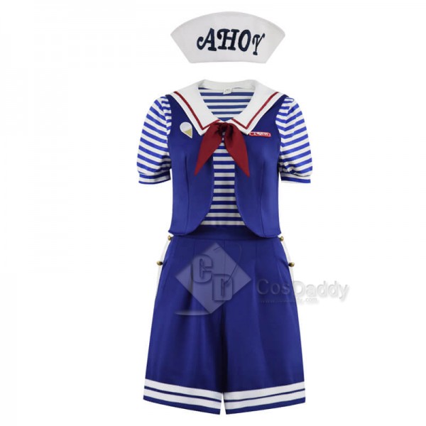 Stranger Things Robin Scoops Ahoy Cosplay Costumes for Halloween New Version