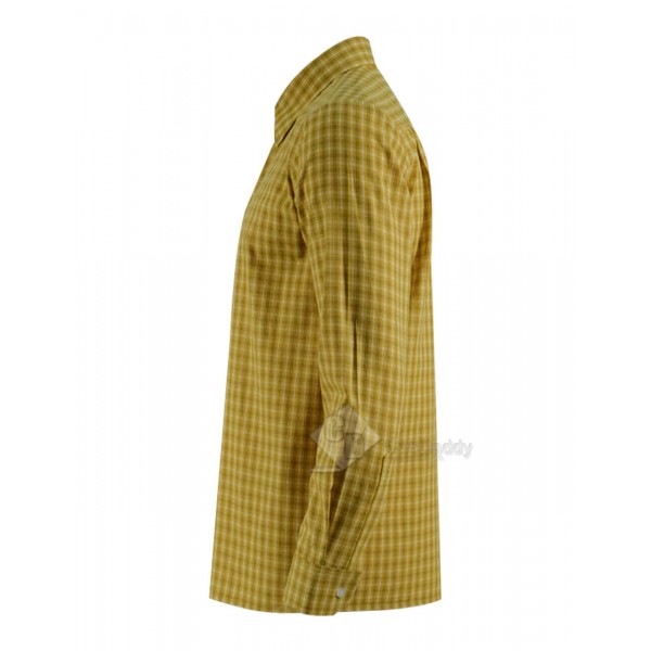 New Arrivals Cotton Yellow Plaid Shirt For Sale Cosdaddy