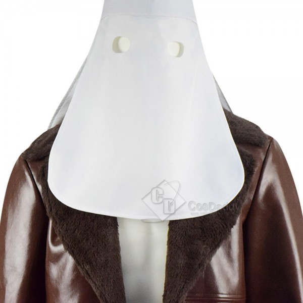 BlacKkKlansman John David Washington Coat White Hat Cosplay Costume