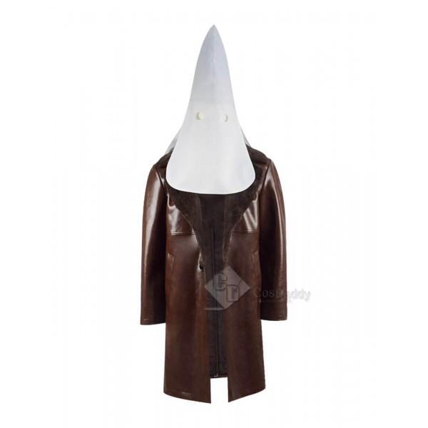 BlacKkKlansman John David Washington Coat White Hat Cosplay Costume