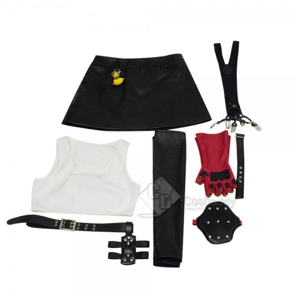 Sexy Final Fantasy VII Remake Tifa Lockhart Full Set Cosplay Costume 2019