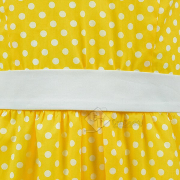 Disney Toy Story 4 Gabby Gabby Yellow Dress Cosplay Costume For Kids