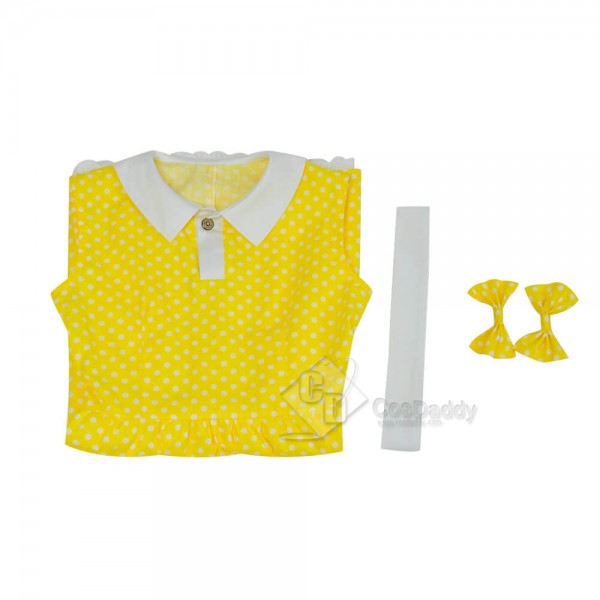 Disney Toy Story 4 Gabby Gabby Yellow Dress Cosplay Costume For Kids