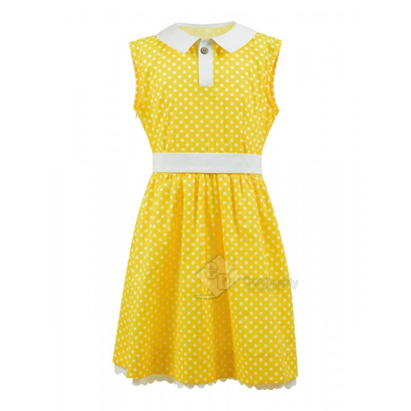 Disney Toy Story 4 Gabby Gabby Yellow Dress Cosplay Costume For Kids