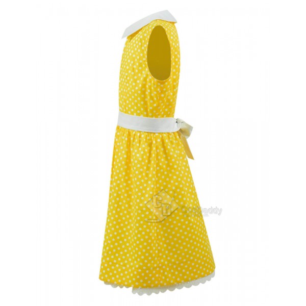 Disney Toy Story 4 Gabby Gabby Yellow Dress Cosplay Costume For Kids