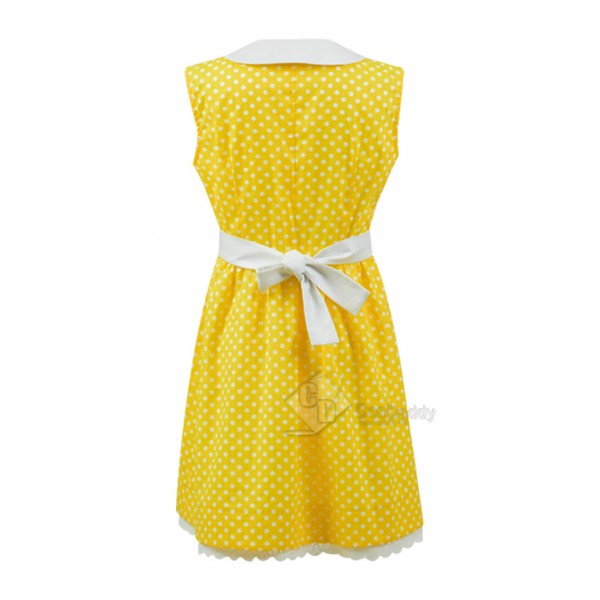 Disney Toy Story 4 Gabby Gabby Yellow Dress Cosplay Costume For Kids