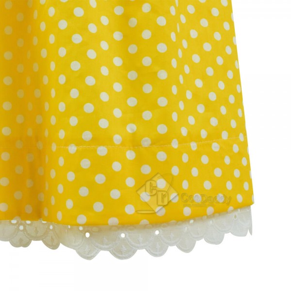 Disney Toy Story 4 Gabby Gabby Yellow Dress Cosplay Costume For Kids