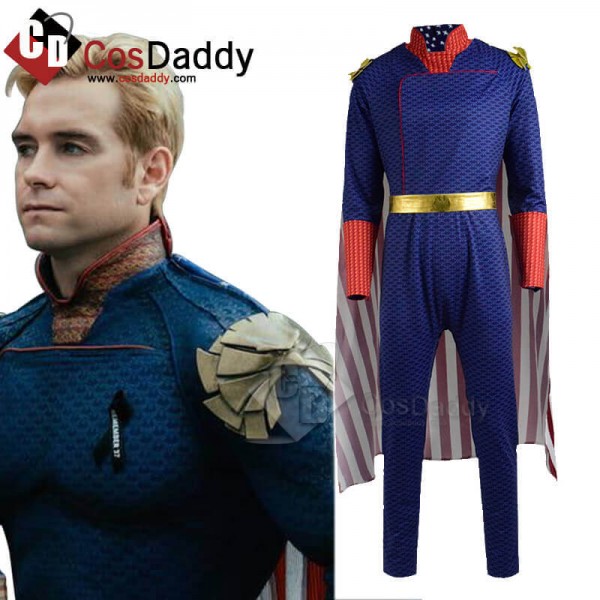 The Boys Homelander Cosplay Costume Halloween Men'...