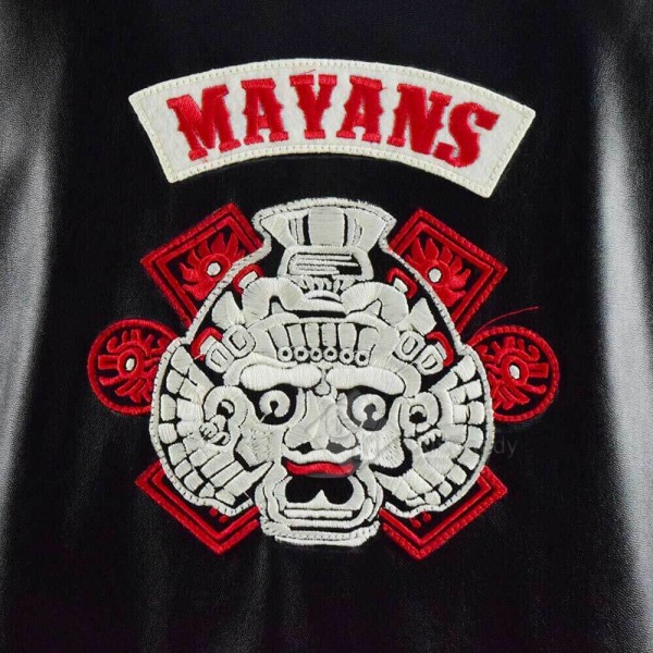 CosDaddy Mayans MC Ezekiel Reyes Leather Vest Coat For Sale