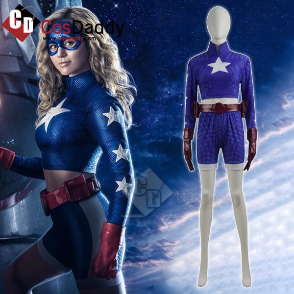 Blue DC Stargirl Courtney Whitmore Superhero Cospl...