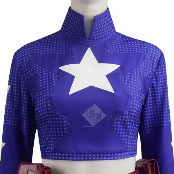 Blue DC Stargirl Courtney Whitmore Superhero Cosplay Costume