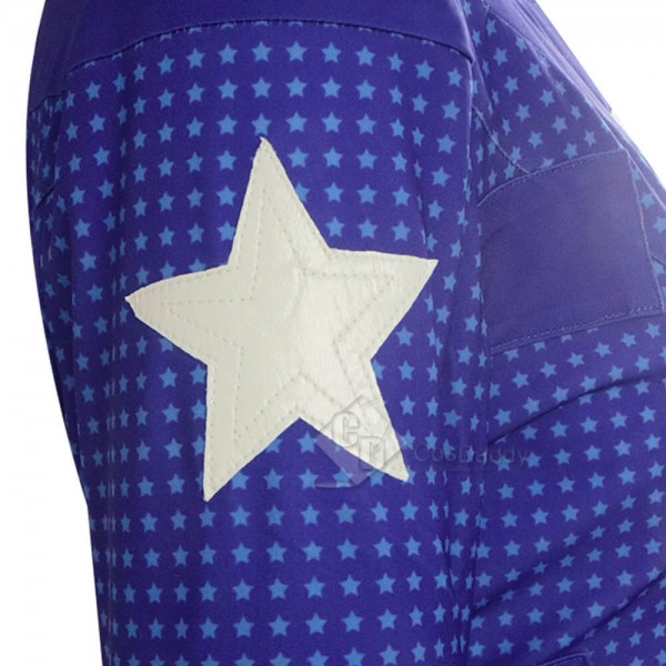 Blue DC Stargirl Courtney Whitmore Superhero Cosplay Costume