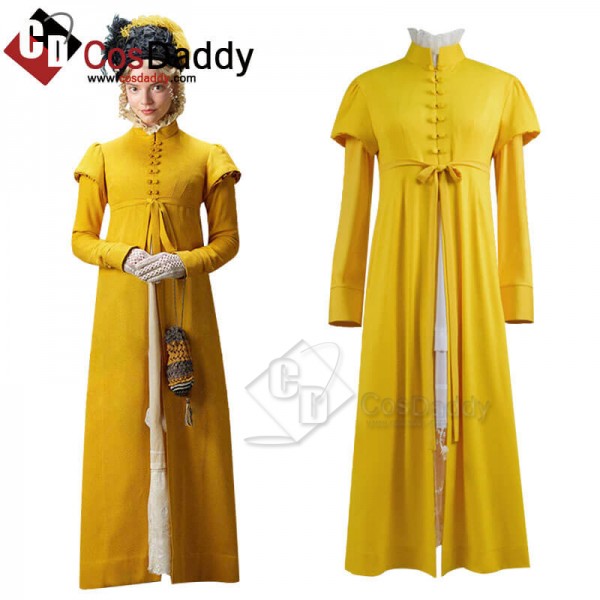 Emma 2020 Movie Emma Woodhouse Dress Cosplay Costume Ideas