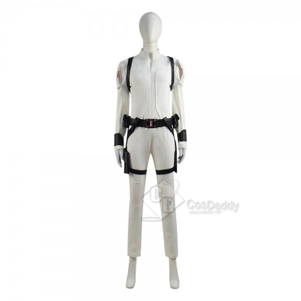 Black Widow 2020 Natalia Romanova White Outfit Suit Cosplay Costume