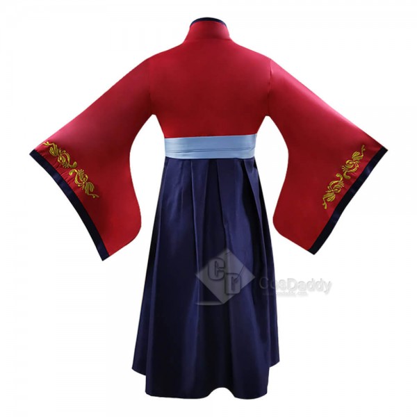 2020 Kids Hua Mulan Costume Disney Princess Girls Dress Cosplay