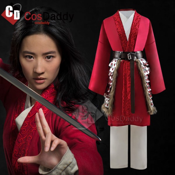 2020 Disney Mulan Hua Mulan Cosplay Costumes Waist Armor Full Set