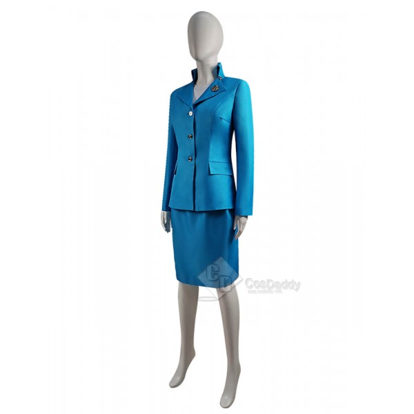 Snowpiercer Season 1 2020 Melanie Cavill Blue Uniform Suit Cosplay Costume