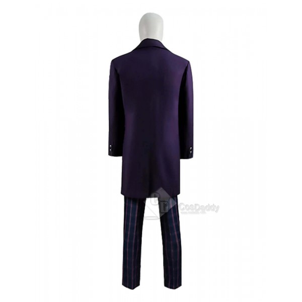 Doctor Who Series 12 The New Master Coat Sacha Dhawan Purple Outfit Suit