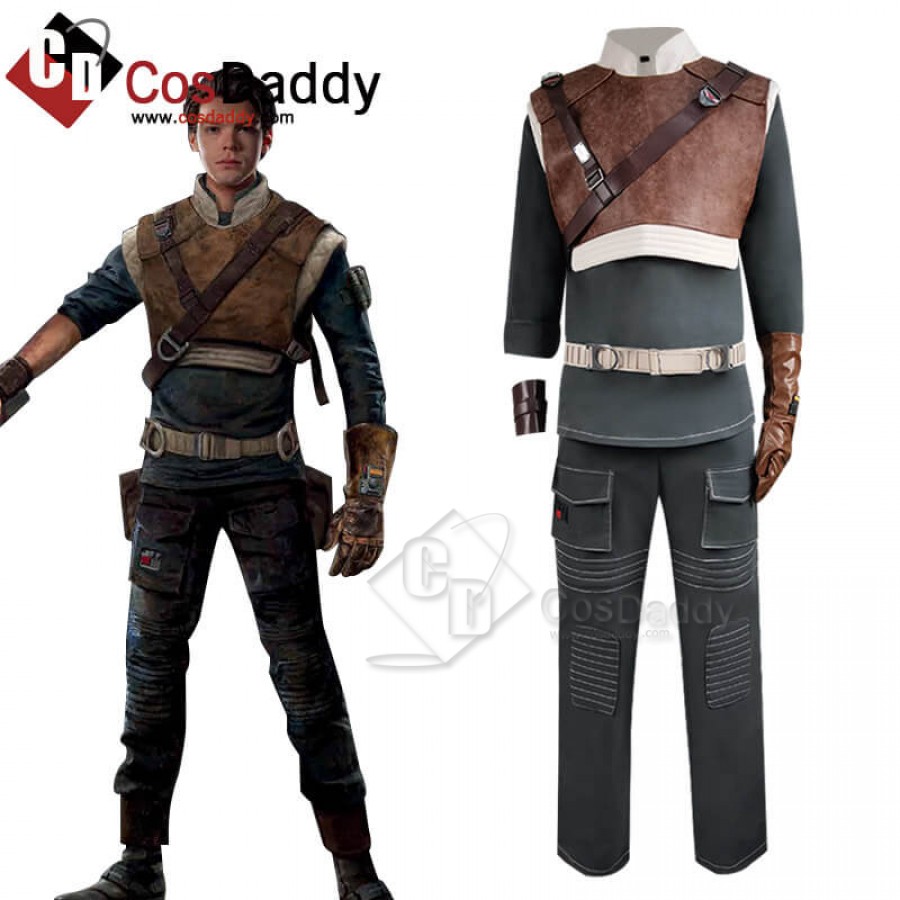 Fallen Order Cosplay Costume Halloween Uniform Suit Outfit Details about   Star Wars Jedi