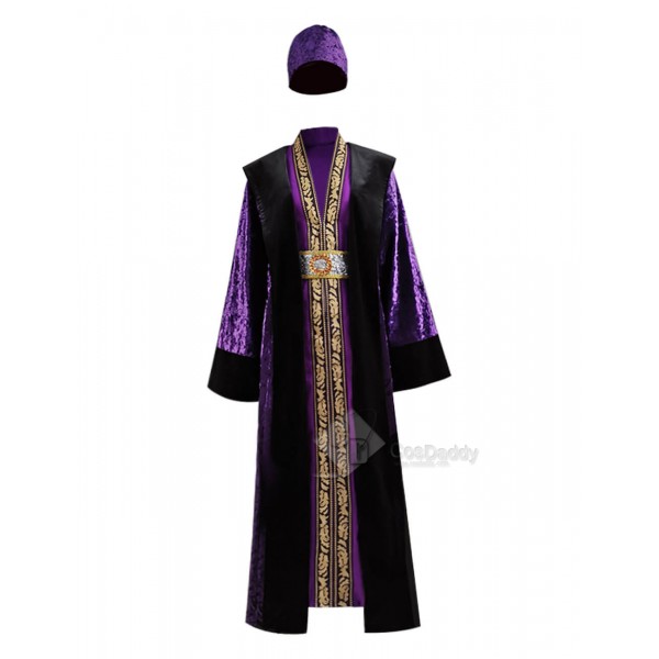 Harry Potter Albus Percival Wulfric Brian Dumbledore Purple Cosplay Costume Women