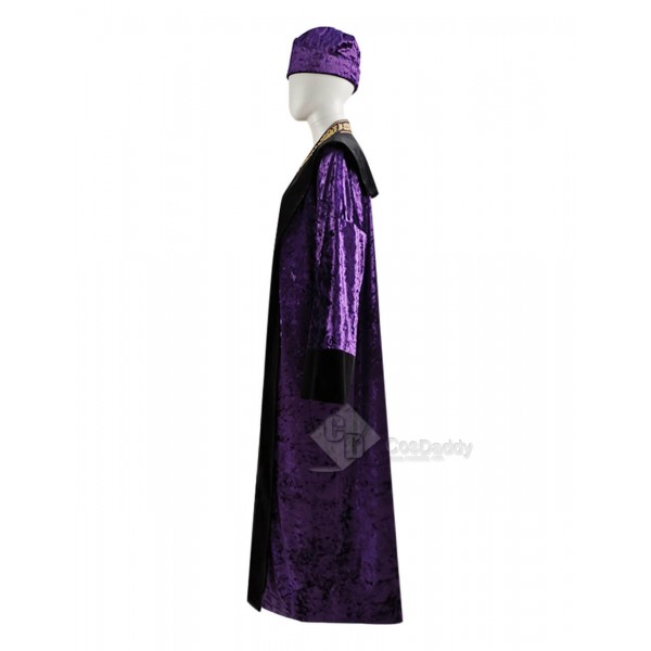 Harry Potter Albus Percival Wulfric Brian Dumbledore Purple Cosplay Costume Women