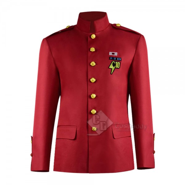 Cyborgs Universe Harry Holmes C10 Red Jacket Cosplay Costume