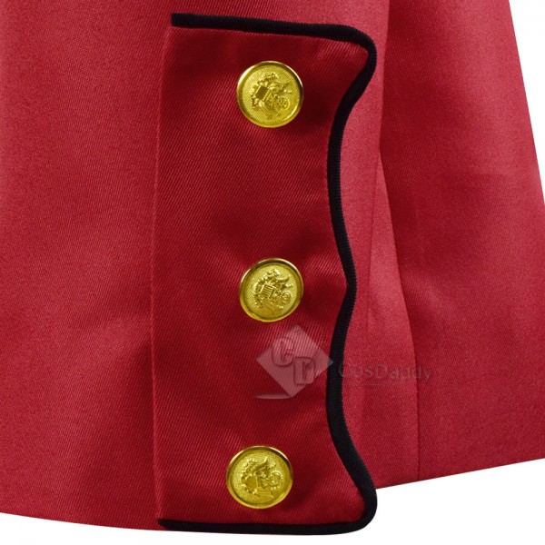 Cyborgs Universe Harry Holmes C10 Red Jacket Cosplay Costume