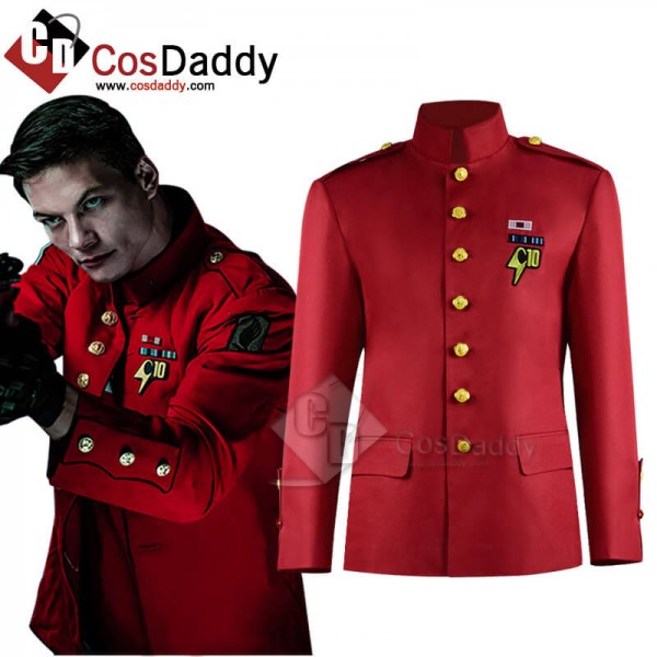 Cyborgs Universe Harry Holmes C10 Red Jacket Cosplay Costume