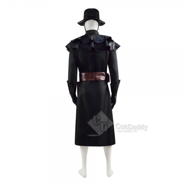 Plague Doctor Black Death Doctor Costume Men Halloween Cosplay Outfit