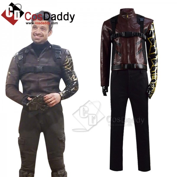 Marvel The Falcon And The Winter Soldier Bucky Barnes Cosplay Costume Outfits 2020
