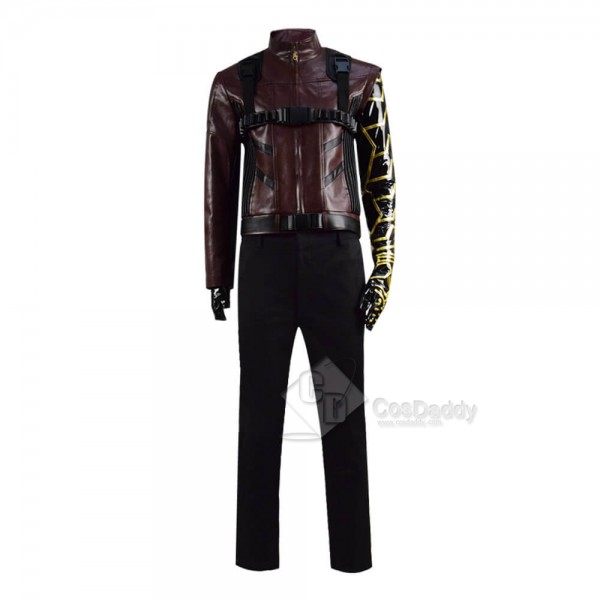 Marvel The Falcon And The Winter Soldier Bucky Barnes Cosplay Costume Outfits 2020