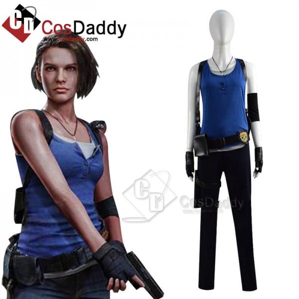 Resident Evil 3: Remake Jill Valentine Classic Costume Outfits Cosplay 2020