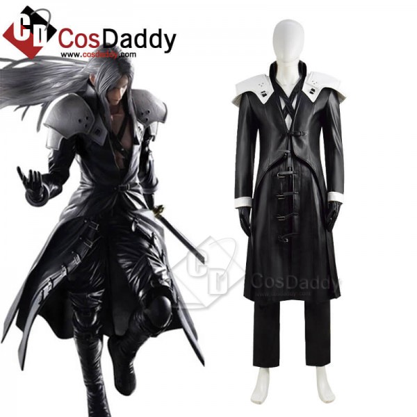 Final Fantasy VII Remake FF7 Sephiroth Cosplay Costume For Halloween