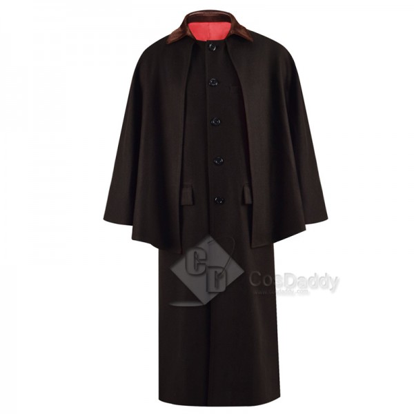 Third Doctor Brown Cape from Doctor Who Cosplay Costumes 3rd Doctor Outfits CosDaddy