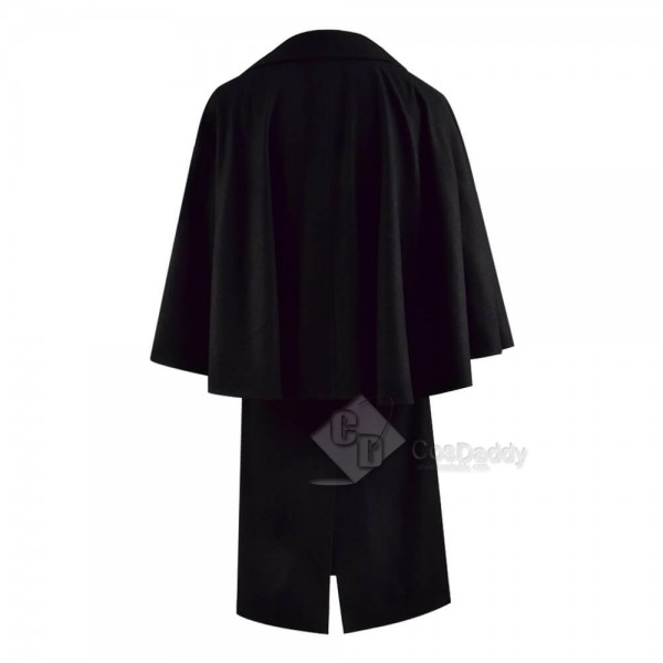 Doctor Who Third 3rd Doctor Cape Cloak Coat Cosplay Costume Outfit