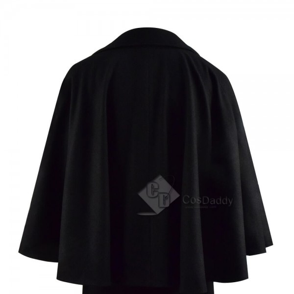 Doctor Who Third 3rd Doctor Cape Cloak Coat Cosplay Costume Outfit