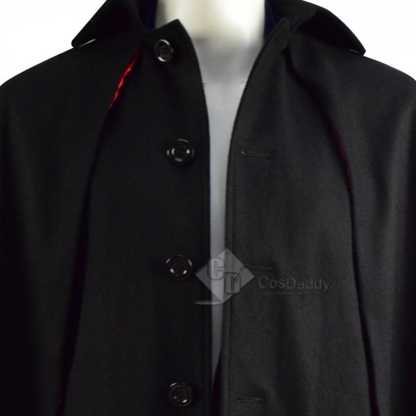 Doctor Who Third 3rd Doctor Cape Cloak Coat Cosplay Costume Outfit