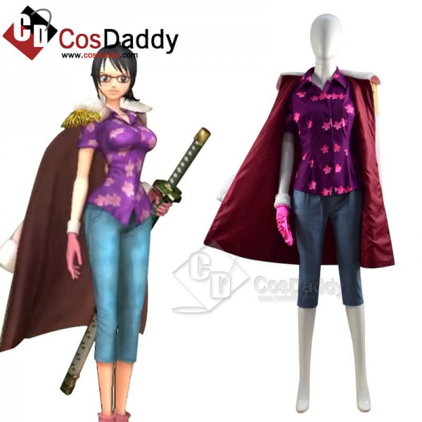 One Piece Pirate Warriors 4 Tashigi Cosplay Costume