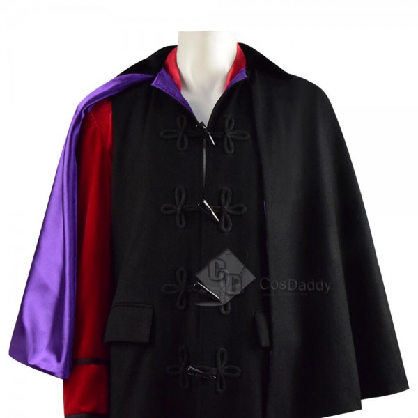 Doctor Who Third 3rd Doctor Cape Cloak Red Jacket Coat Cosplay Costume