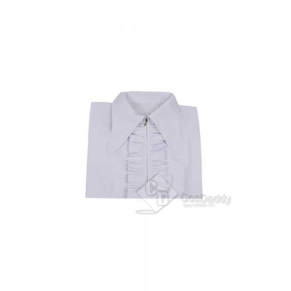 Doctor Who Third 3rd Doctor White Shirt Cosplay Costume