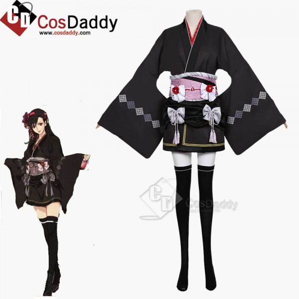 Final Fantasy VII Remake Tifa Lockhart Kimono Cosplay Costume