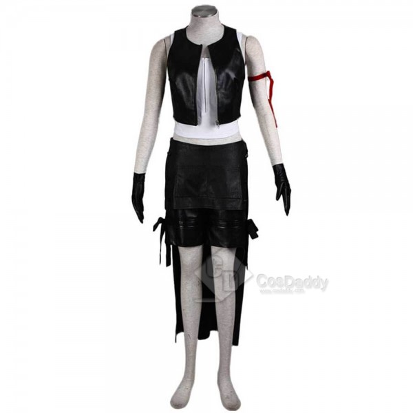 CosDaddy Final Fantasy VII Advent Children Tifa Lockhart Black Cosplay Costume