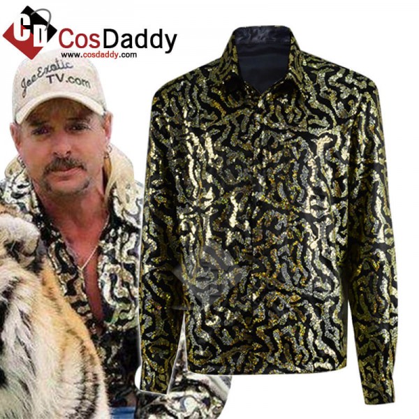 Tiger King Joe Exotic Adult Men Shirt Outfit Cospl...