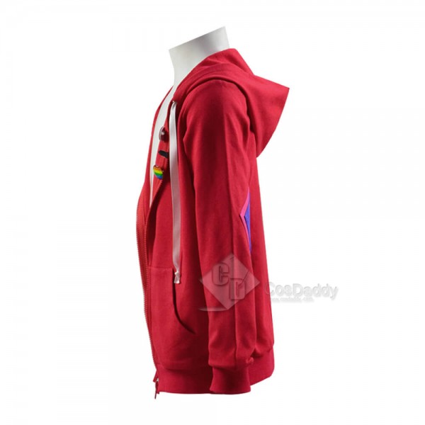 2020 Movie Connected Kids Adults Katie Mitchell Red Jacket Cosplay Costume