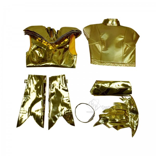 CosDaddy DC Wonder Woman 1984 Diana Prince Golden Eagle Armor Cosplay Costume