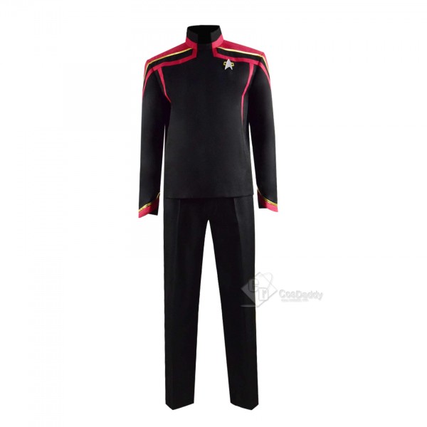 Star Trek The Next Generation Captain Picard Uniform Cosplay Costume Full Set