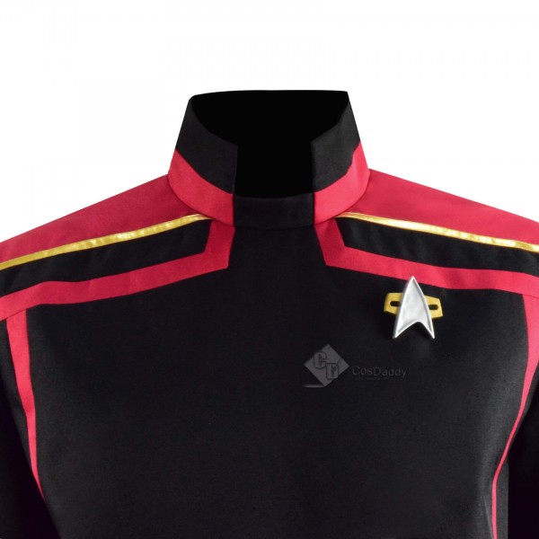 Star Trek The Next Generation Captain Picard Uniform Cosplay Costume Full Set